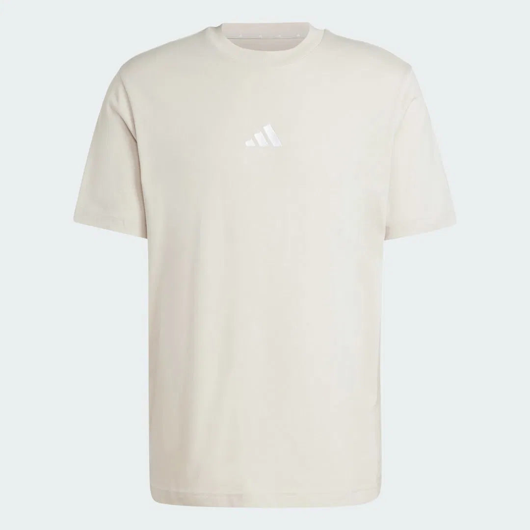 Adidas Essentials Small Logo Single Jersey, T-Shirt Uomo - Beige