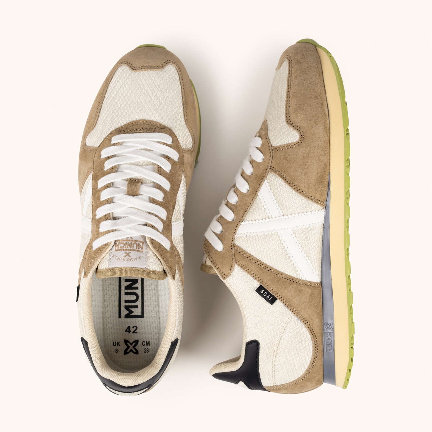 Munich Massana Classic Man, Sneaker Uomo - Grigio, Beige