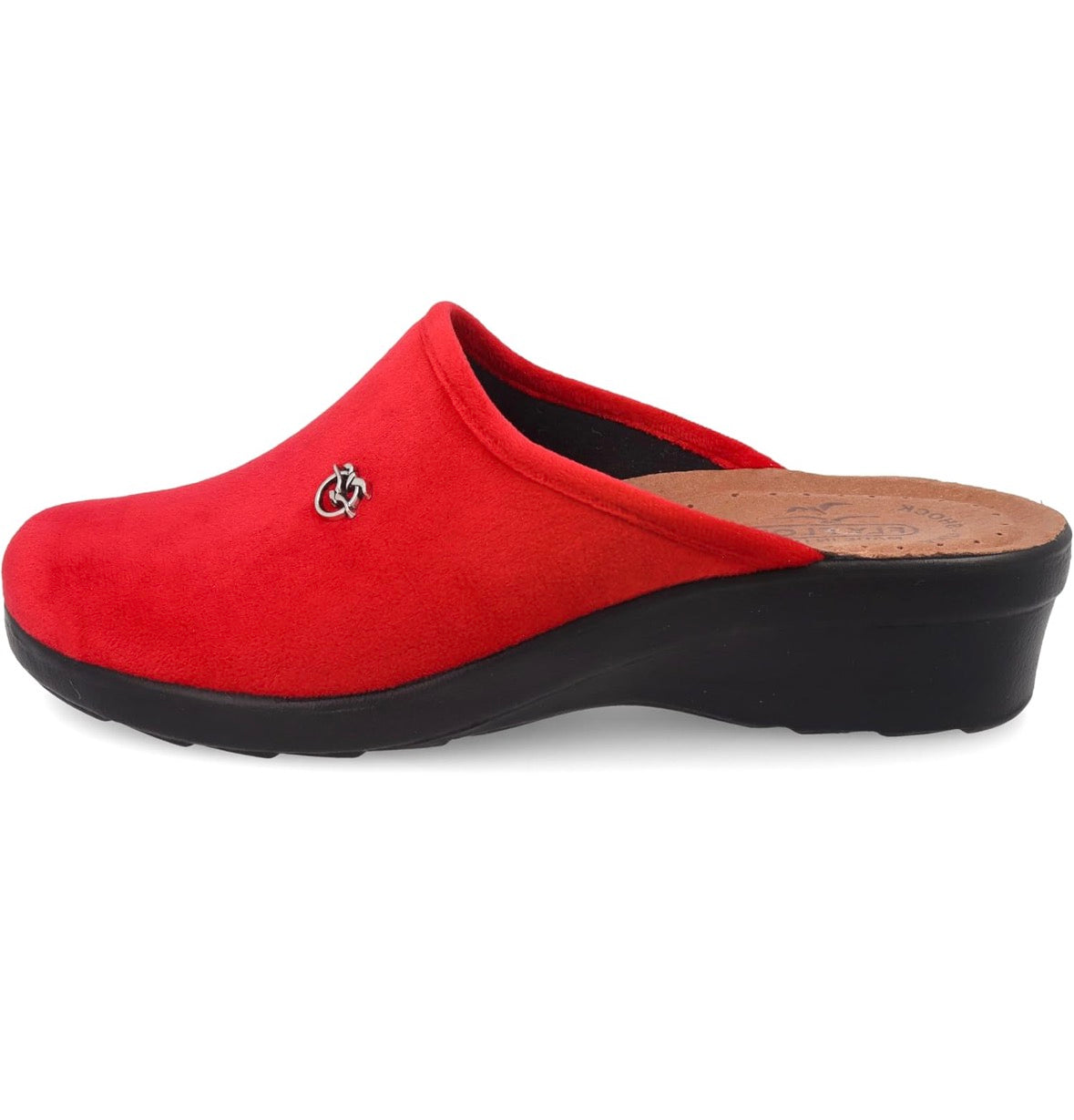 FlyFlot L7 X67 PE, Pantofole Donna Con Rialzo - Rosso, Blu, Rovere