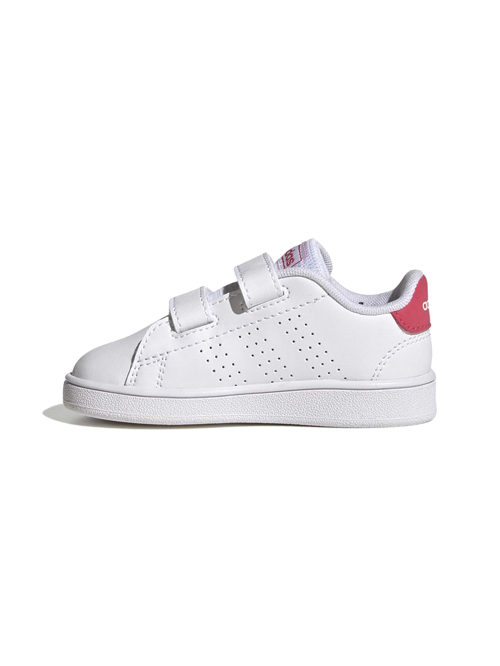 Adidas Advantage CF I, Sneaker Bambine - Bianco e Rosa