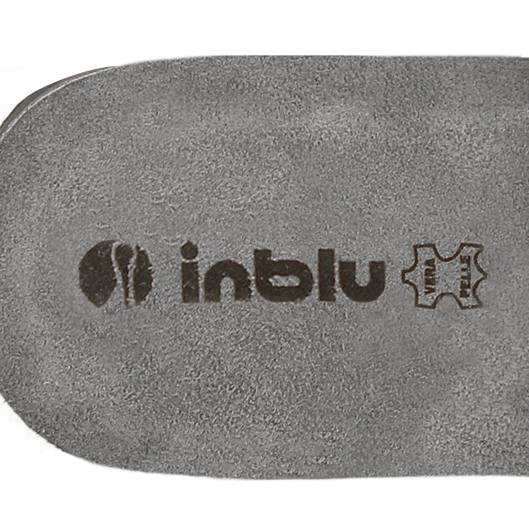 Inblu ID21, Sandali Uomo Tripla Chiusura a Strappo - Nero, Testa Di Moro