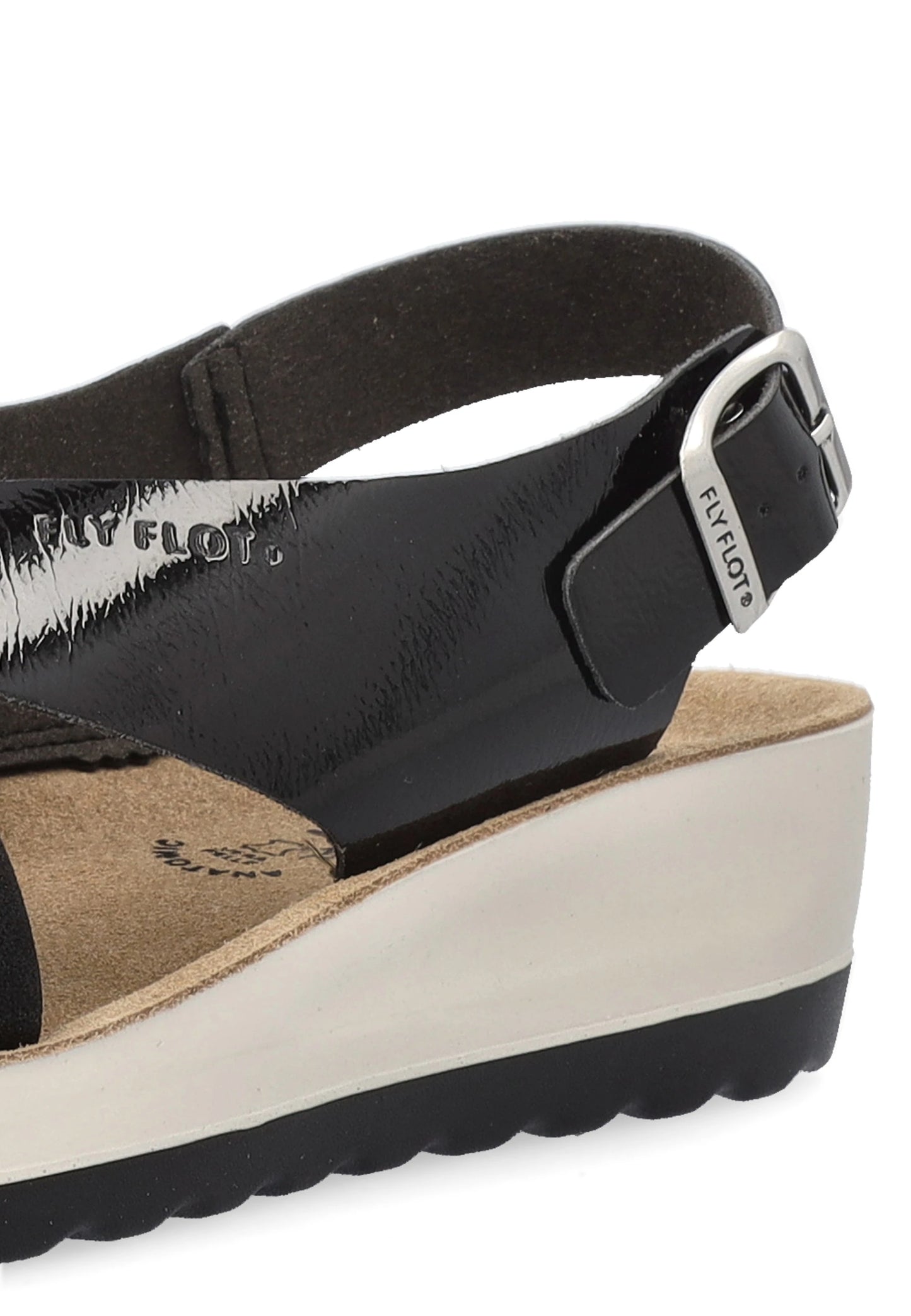 FlyFlot 42 G61 3C, Sandali Donna Con Fibbia - Beige, Nero
