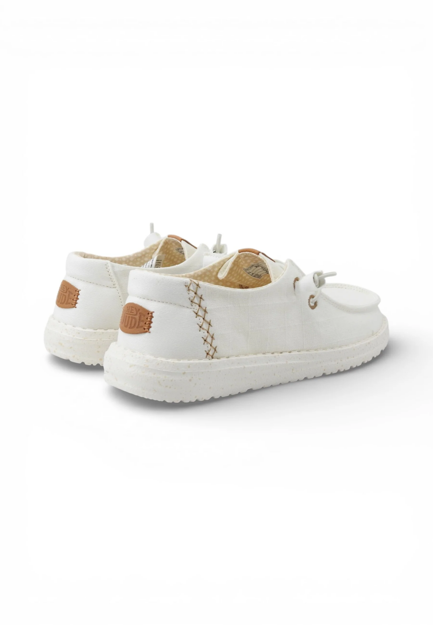 HEY DUDE Wendy Chambray Grid - Bianco