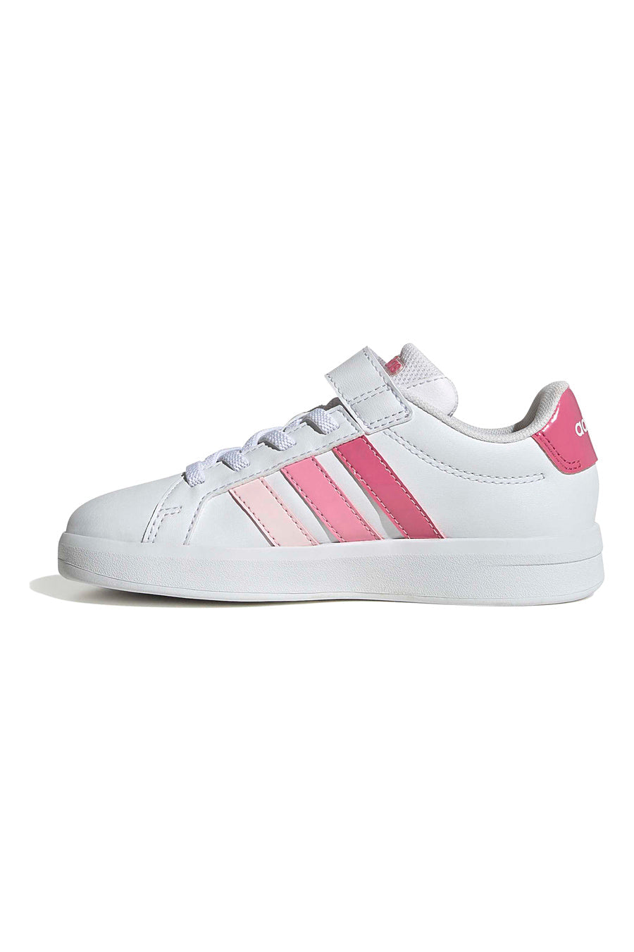 Adidas Grand Court 3.0 EL C, Sneaker Bambini - Crema, Bianco/Blu, Bianco/Rosa