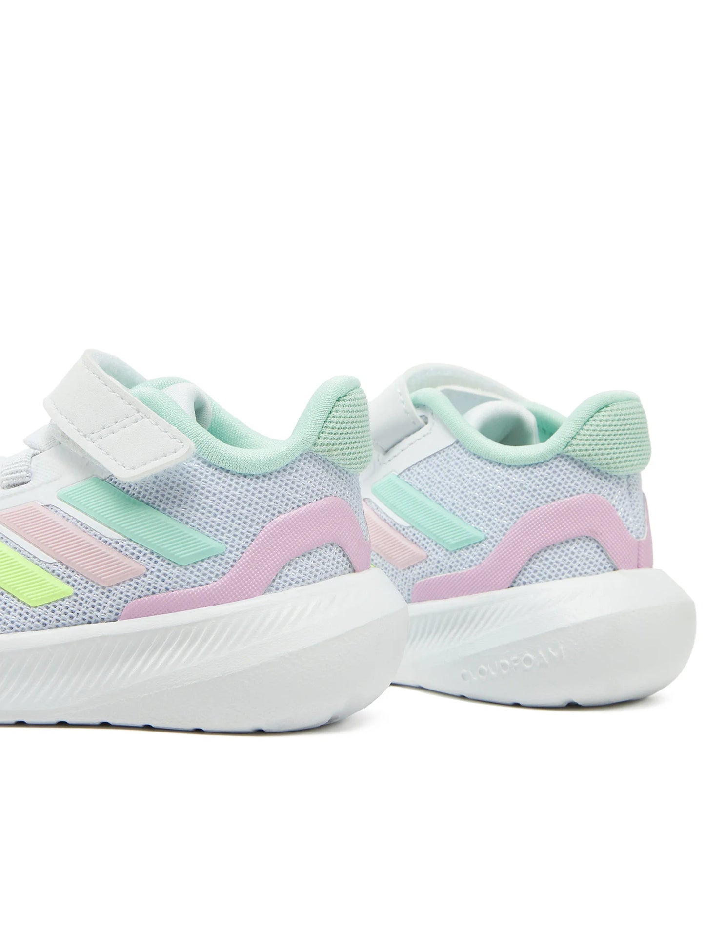 Adidas Run Falcon 5 EL, Sneaker Bambini - Nero, Magenta, Bianco