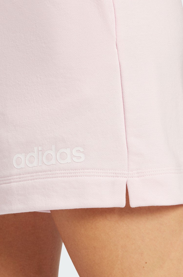 Adidas Essentials Linear, Pantaloncini Donna - Nero, Rosa