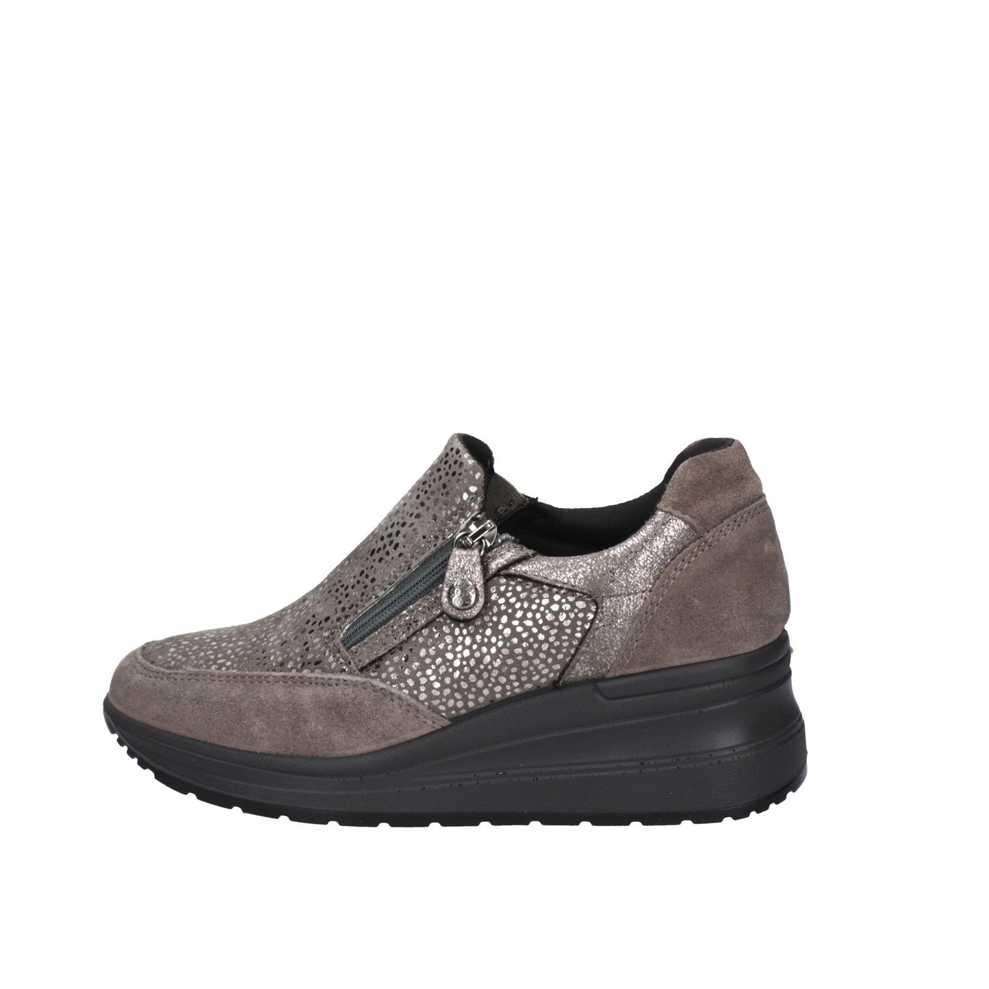Imac 200171, Scarpe Slip On Con Zip Laterale Donna - Grigio