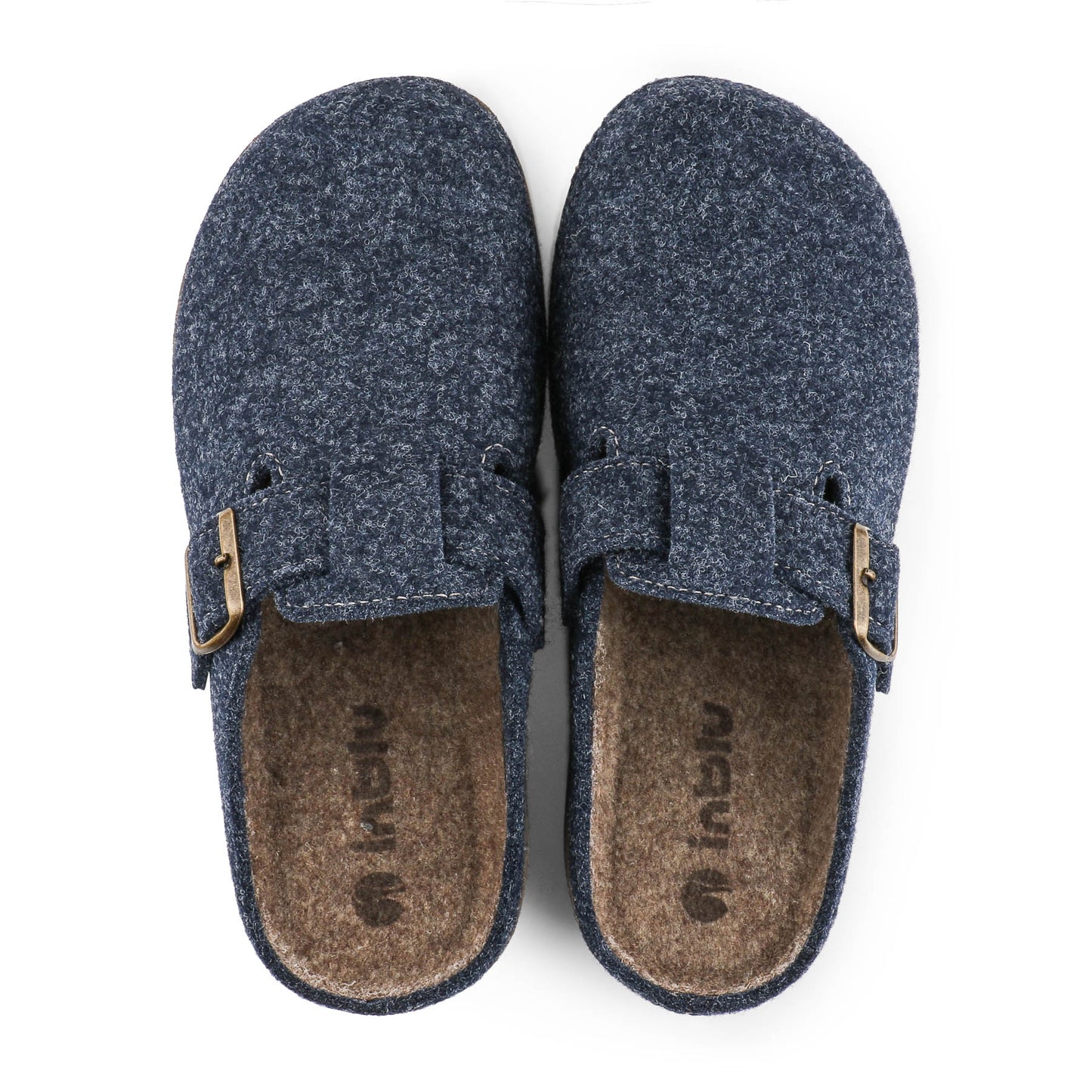 Inblu MT23, Pantofole Uomo EcoFriends con Fibbia - Avio