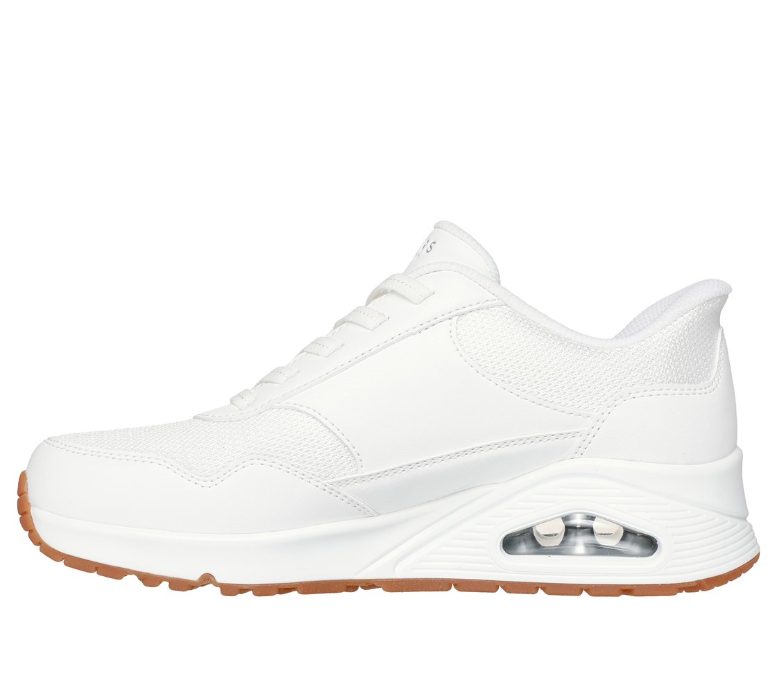 Skechers Uno Banksia, Sneaker Slip-Ins Fitness Donna - Bianco