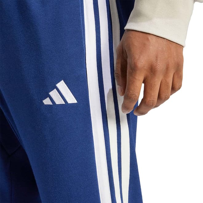 Adidas Essential 3-Stripes French Terry, Pantalone Tuta Uomo - Blu