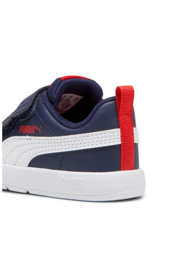 Puma CourtFlex V3, Sneaker Bambini - Blu
