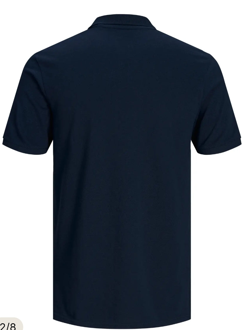 Jack&Jones JJEBASIC POLO SS NOOS, Polo Uomo - Verde, Navy