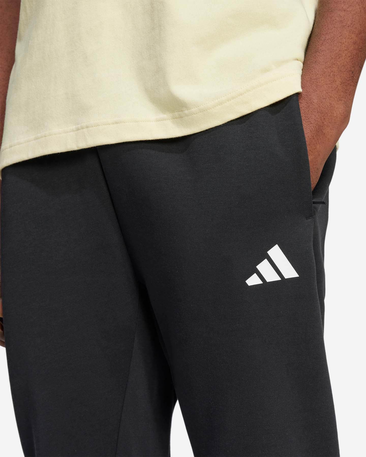 Adidas 3Stripes M, Pantaloni Tuta Uomo - Nero