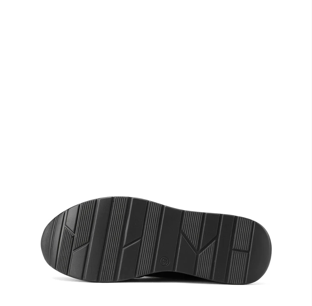 QUEEN HELENA (X33-20), Sneaker Donna Elegante Con Zeppa - Nero