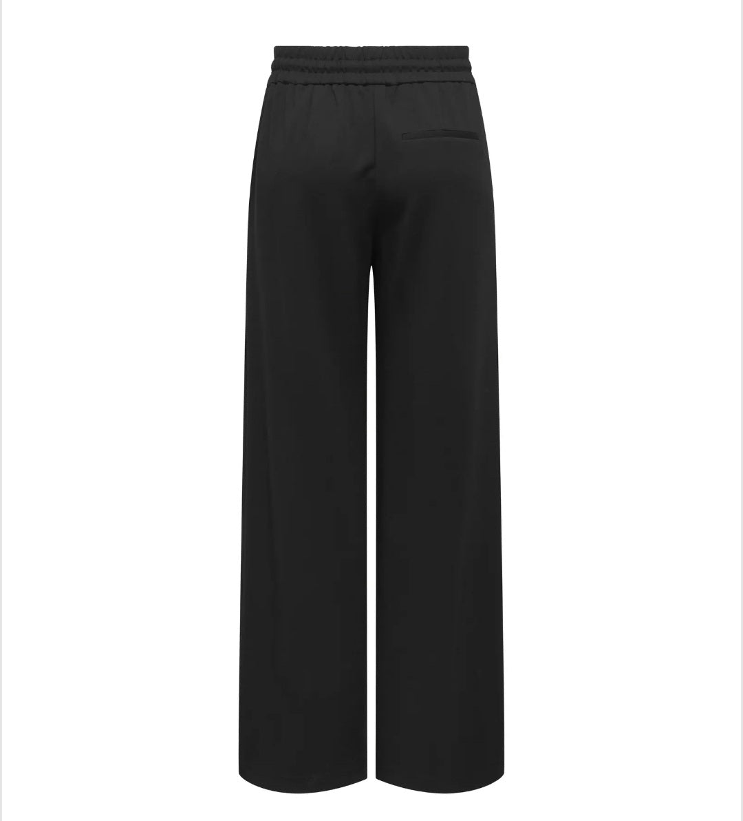 Only ONLPOPTRASH-TADIA MW X- WIDE PNT, Pantalone Donna - Nero