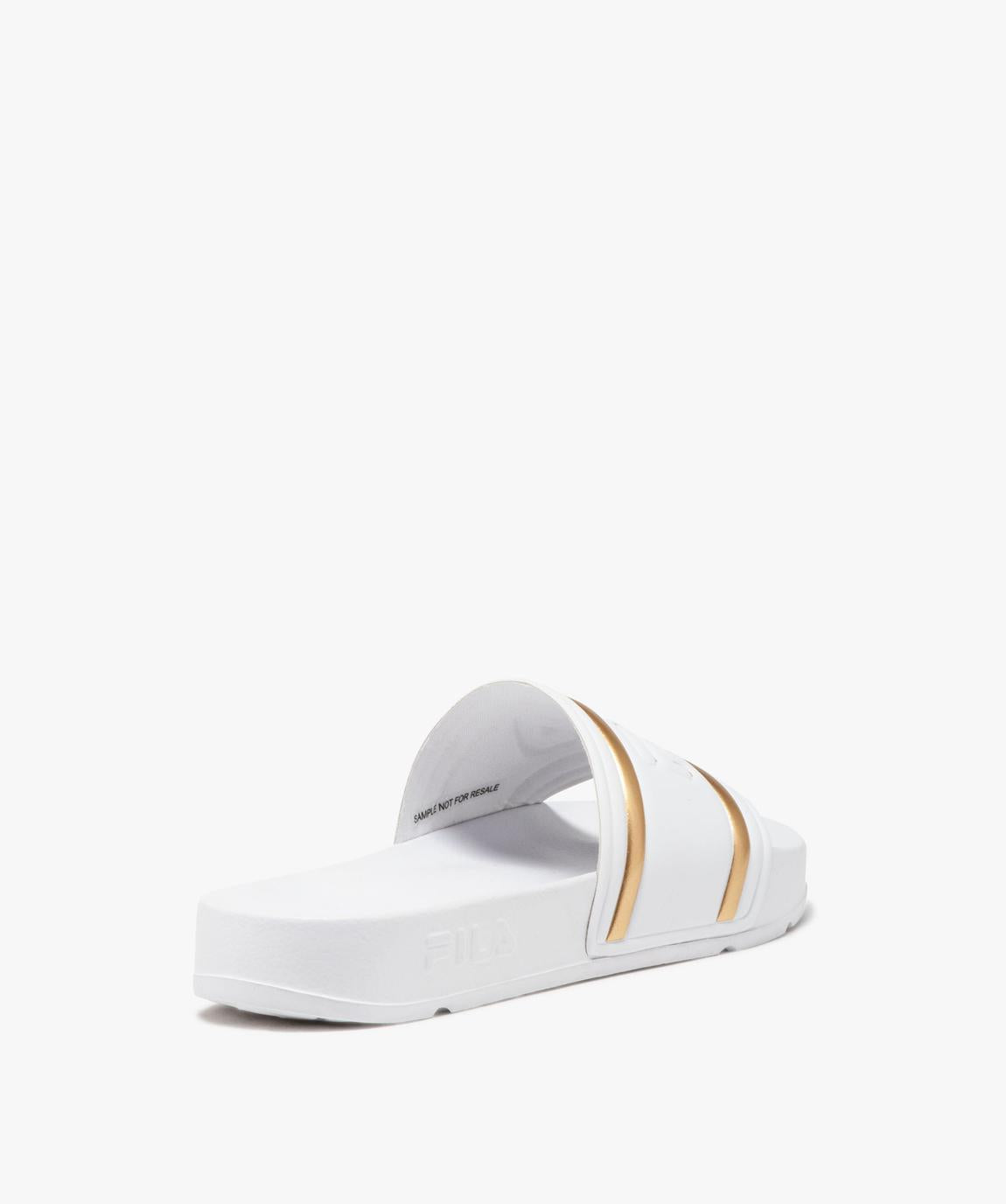 Fila Morro Bay Logo Win, Ciabatte Donna - Bianco/Oro