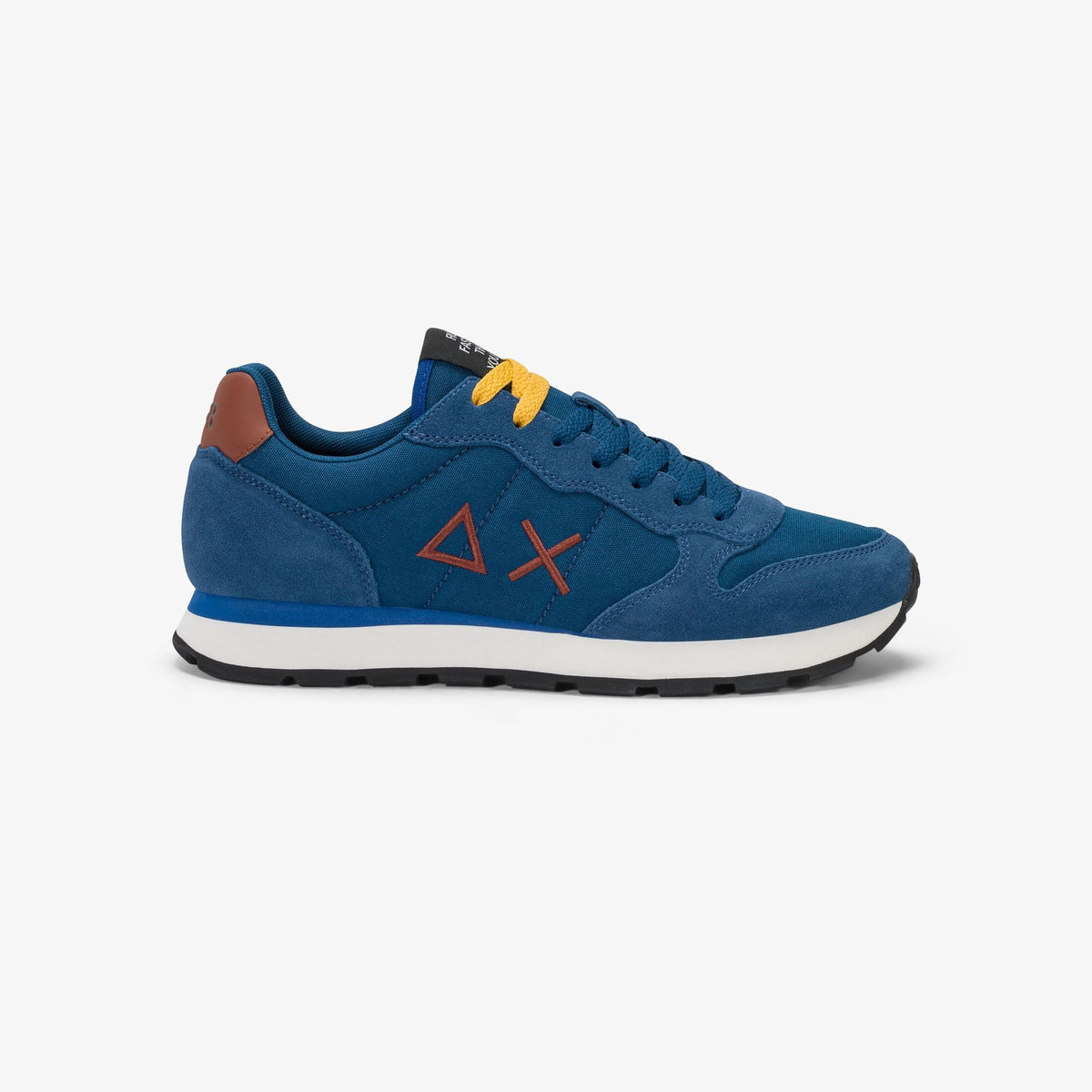 Sneaker uomo Sun68 Tom Solid in suede e nylon - vista 13