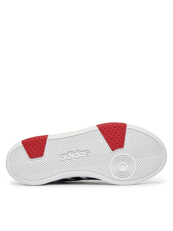 Adidas Hoops Classic J, Sneaker Ragazzi - Bianco/Nero, Bianco/Oro