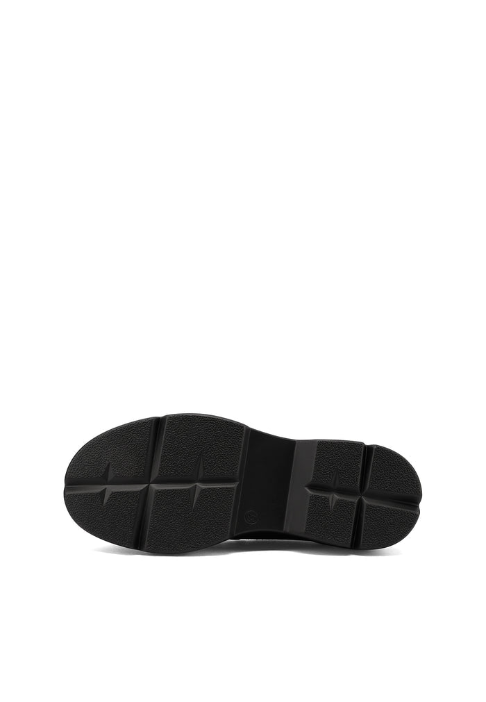 QUEEN HELENA X35-68, Mocassini Donna Platform Con Morsetto e Suola Chunky - Nero, Marrone Scuro
