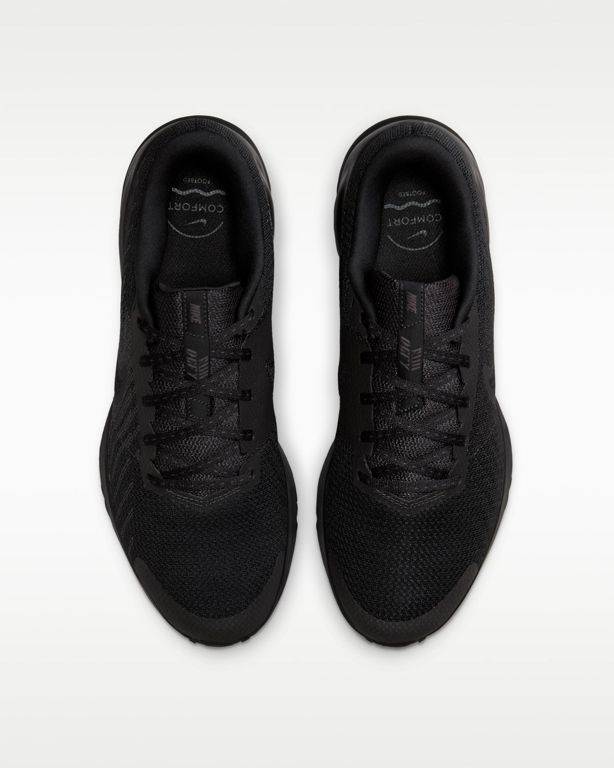 Scarpe fitness uomo Nike Run Defy verdi e nere - vista 12