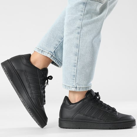 Adidas Rapid Court Low J, Sneaker Unisex - Nero