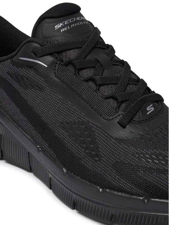 Skechers 233218 Relaxed Fit Flex Zayder, Slip-Ins Uomo - Nero