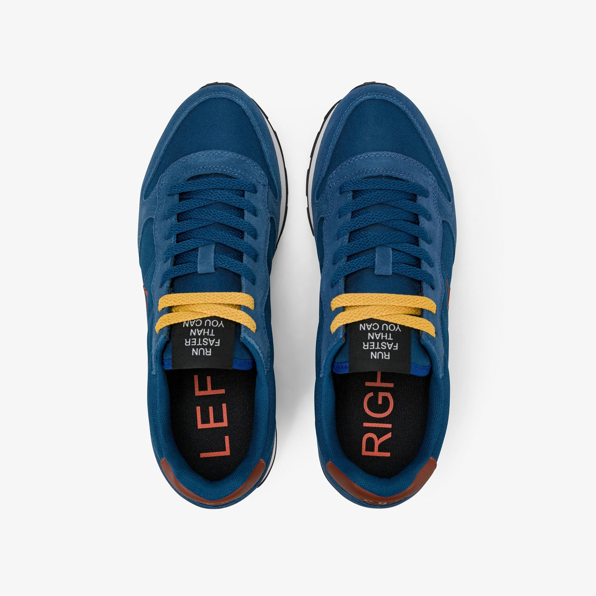 Sneaker uomo Sun68 Tom Solid in suede e nylon - vista 14