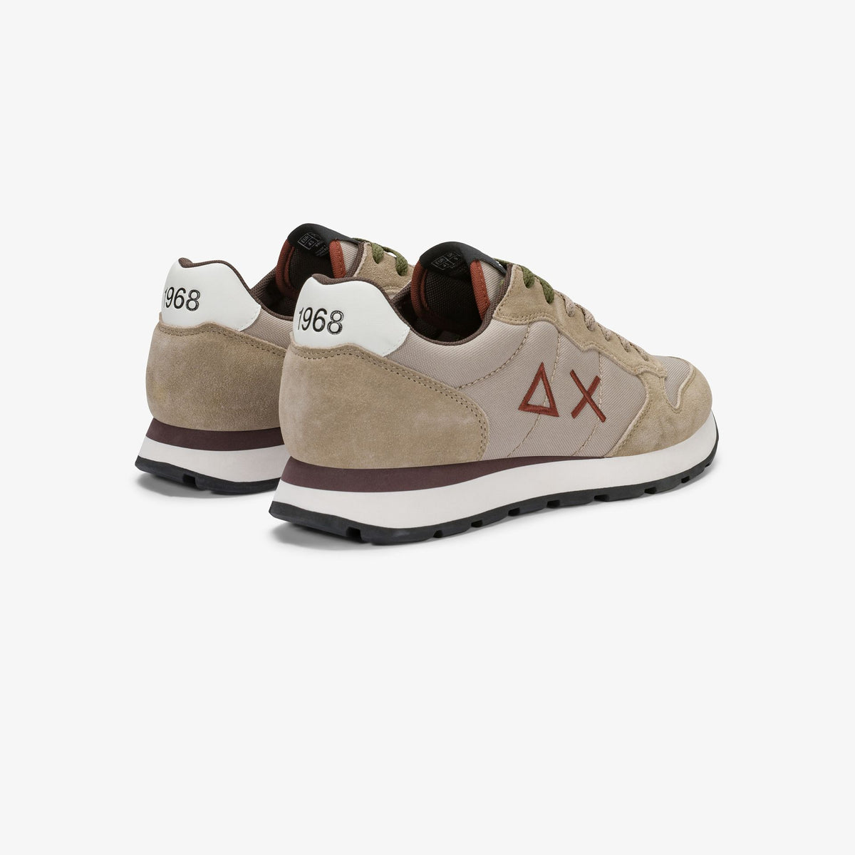Sneaker uomo Sun68 Tom Solid in suede e nylon - vista 18