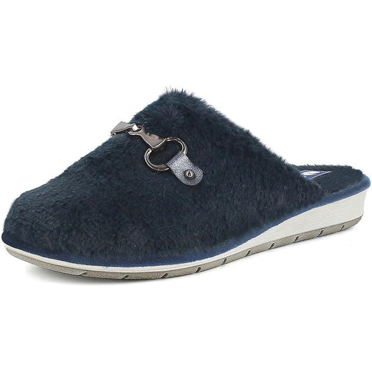 Pantofole inblu | Donna Fluffy con Fibbia, Calde e Morbide, Sottopiede Imbottito