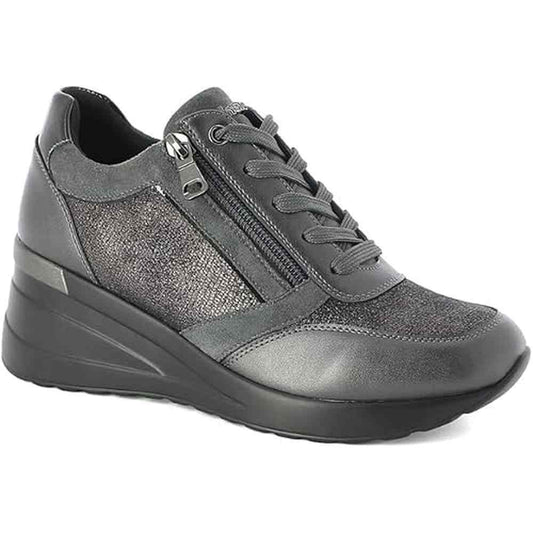 inblu Sneakers, Scarpe da Ginnastica Donna, Grigio