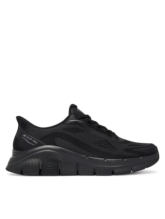 Skechers 233218 Relaxed Fit Flex Zayder, Slip-Ins Uomo - Nero