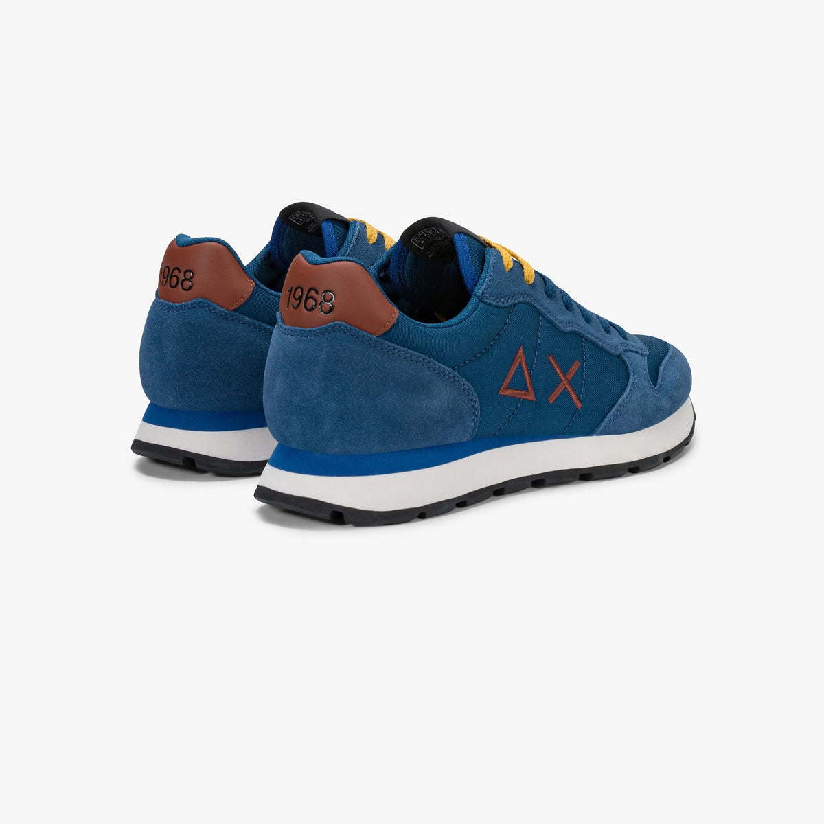 Sneaker uomo Sun68 Tom Solid in suede e nylon - vista 15