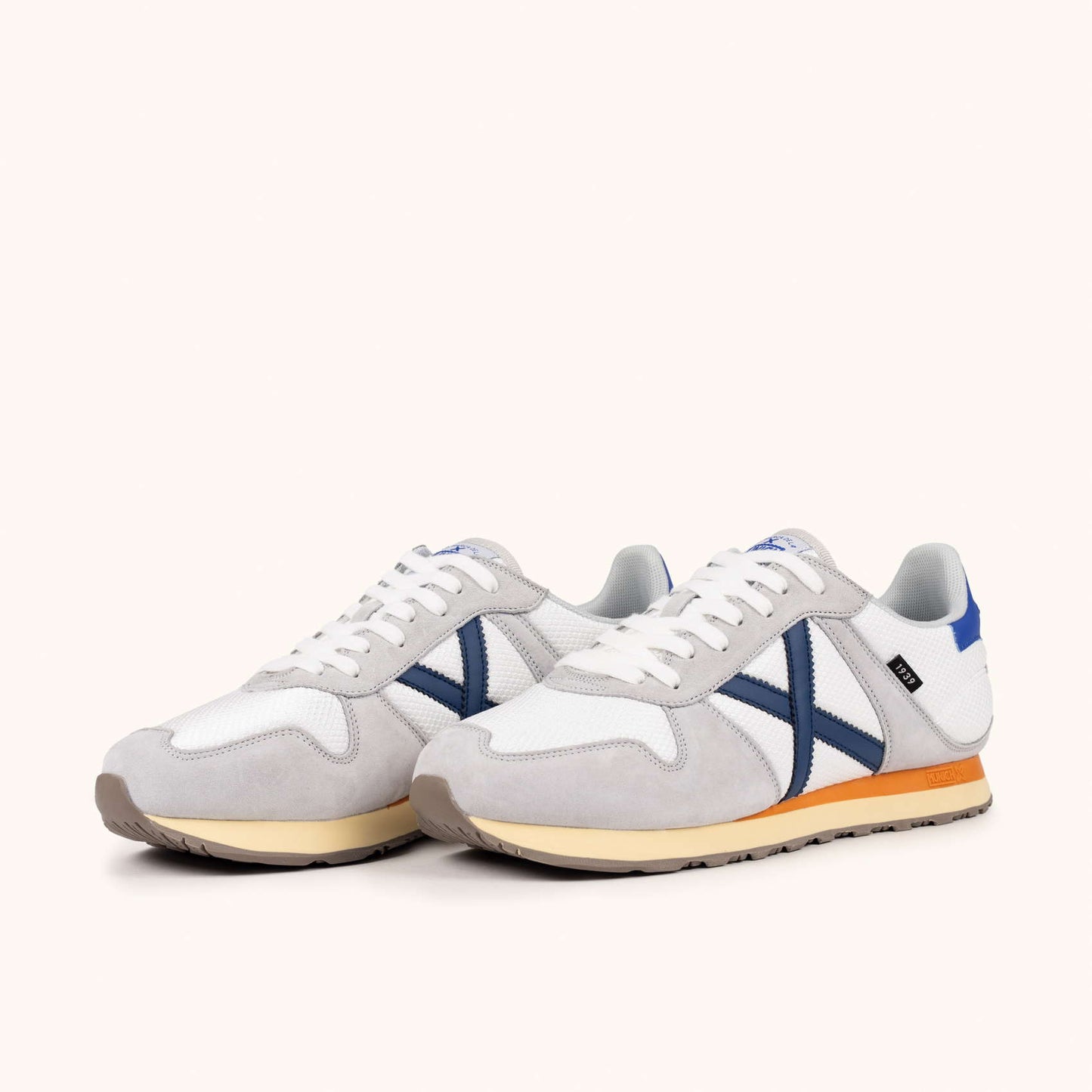 Munich Massana Classic Man, Sneaker Uomo - Grigio, Beige