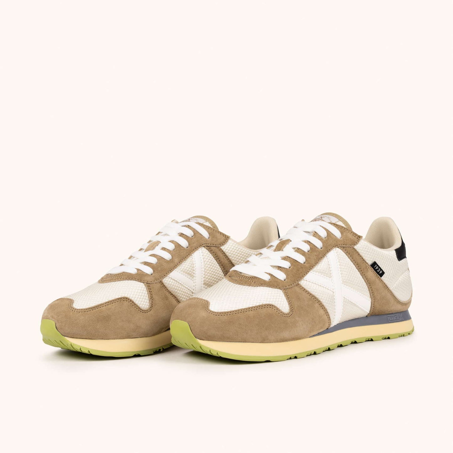 Munich Massana Classic Man, Sneaker Uomo - Grigio, Beige