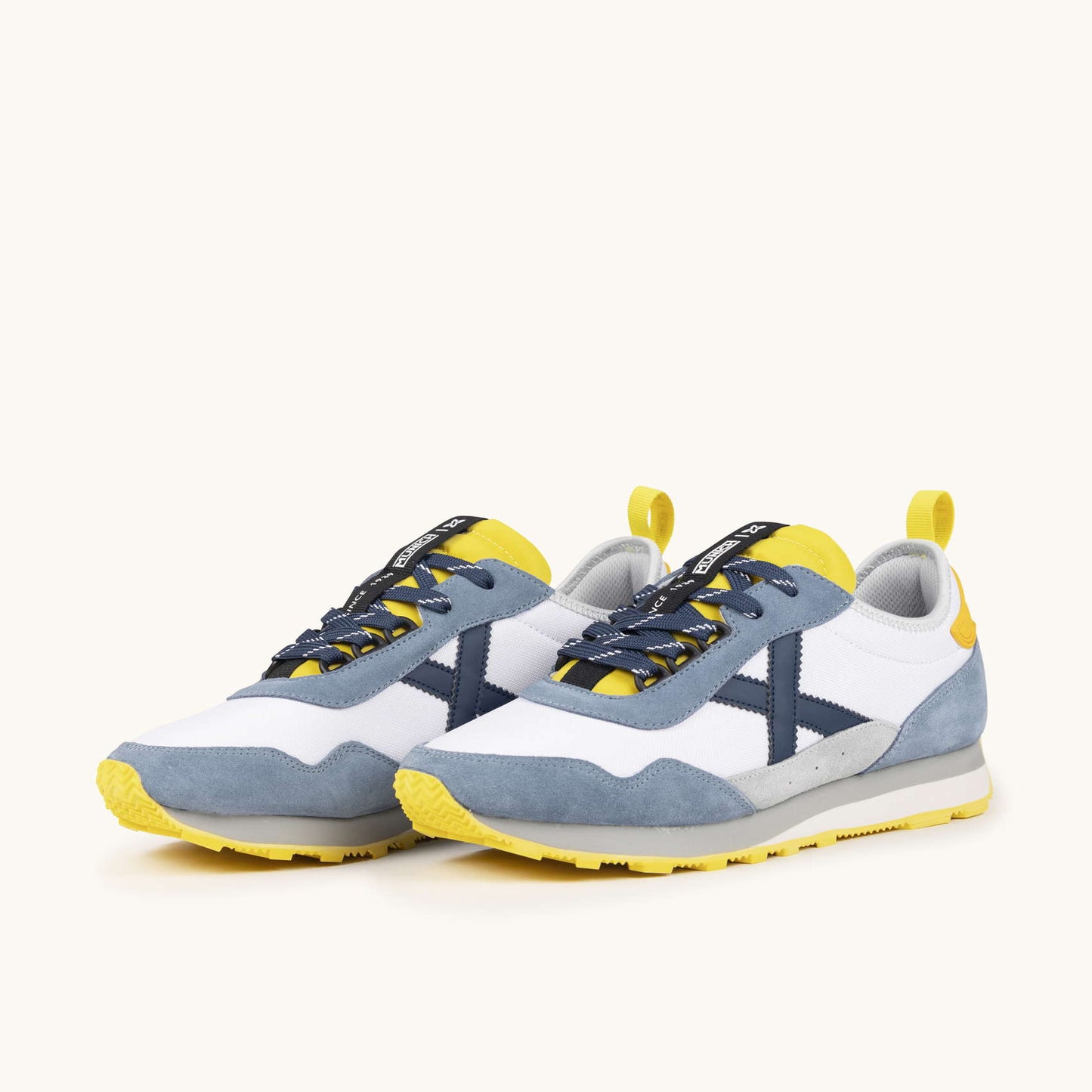 Munich Um, Sneaker Uomo - Grigio, Beige