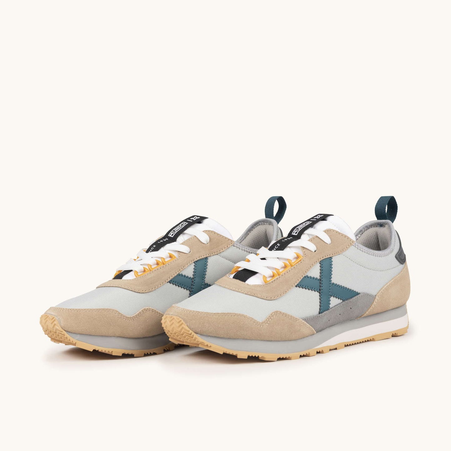 Munich Um, Sneaker Uomo - Grigio, Beige