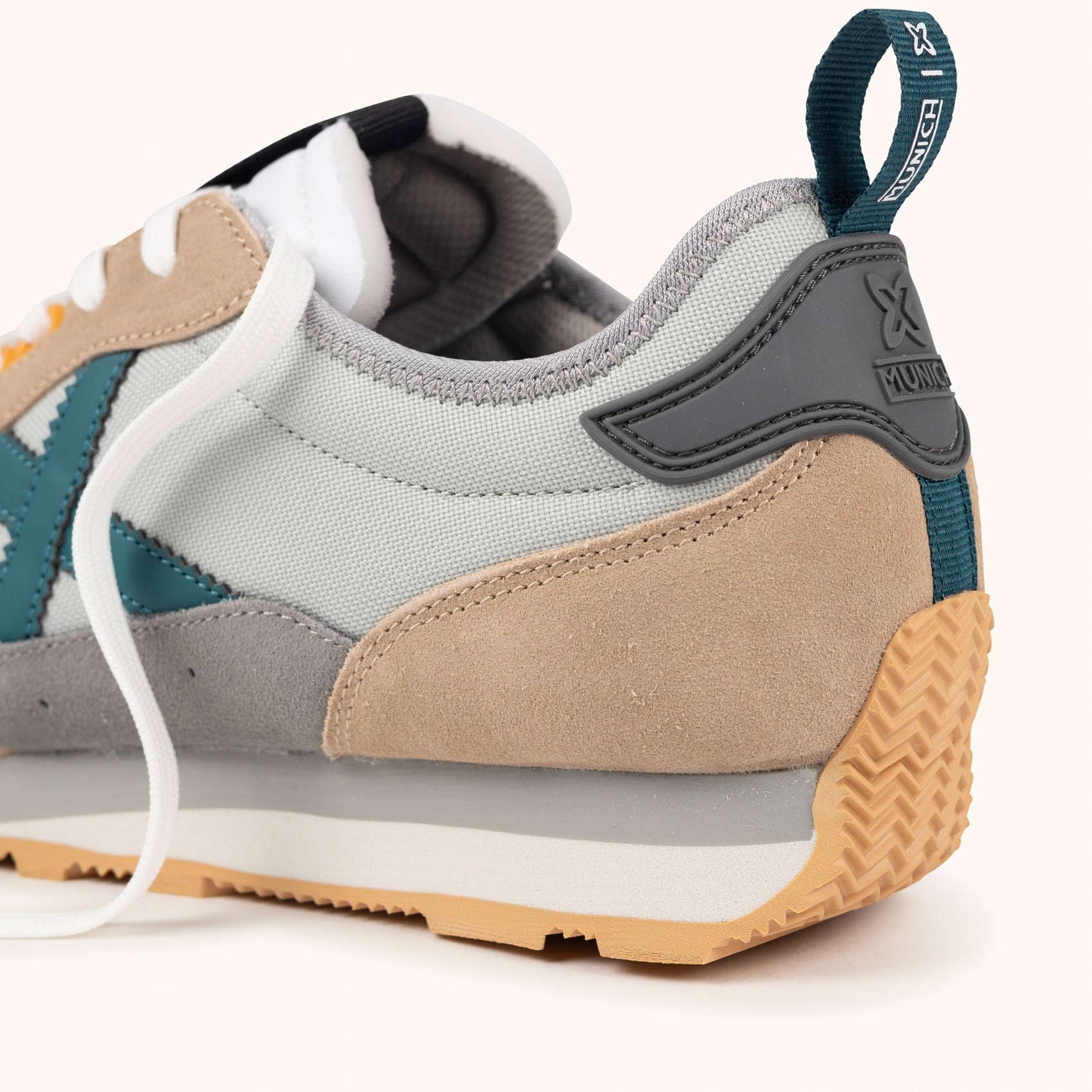 Munich Um, Sneaker Uomo - Grigio, Beige