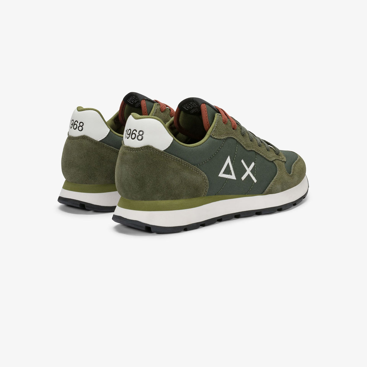 Sneaker uomo Sun68 Tom Solid in suede e nylon - vista 10