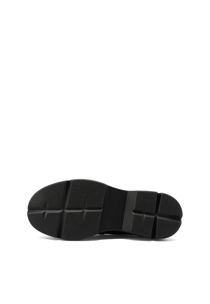QUEEN HELENA X35-68, Mocassini Donna Platform Con Morsetto e Suola Chunky - Nero, Marrone Scuro