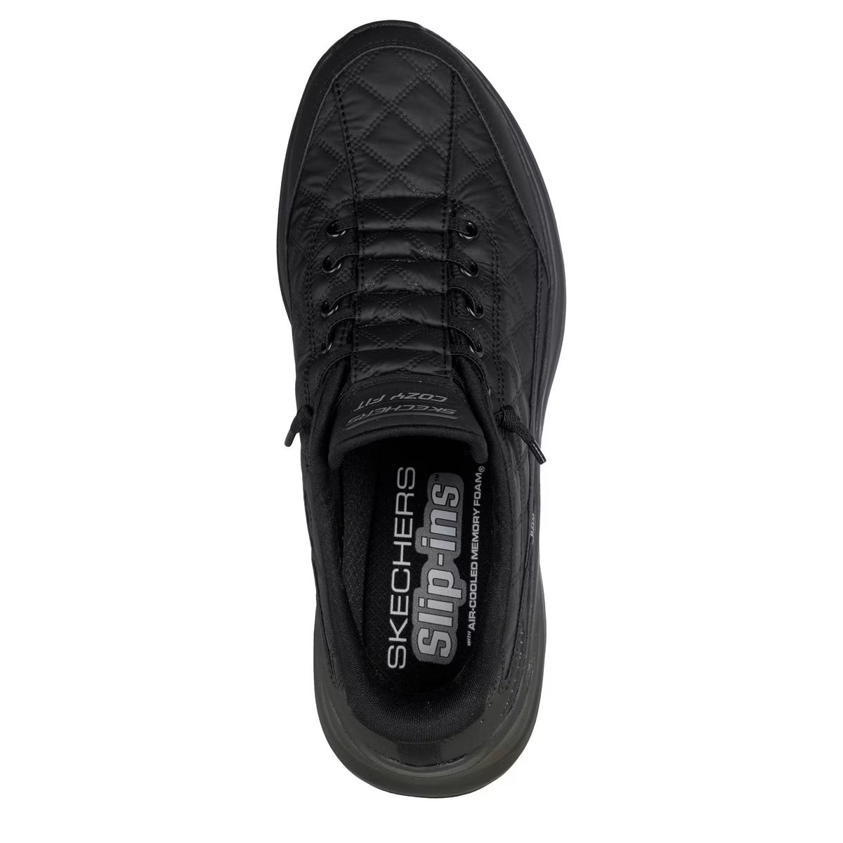 Skechers 232618 Contour Foam Cordelux, Fitness Uomo Slip-Ins - Nero