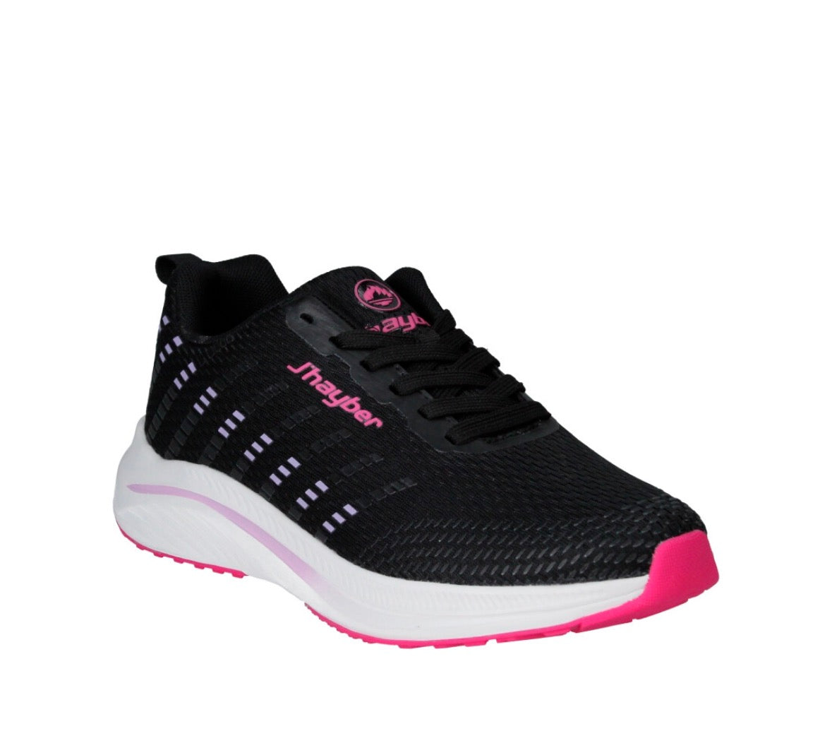 J’hayber Relyon 100, Scarpe da Running Donna - Nero/Fucsia
