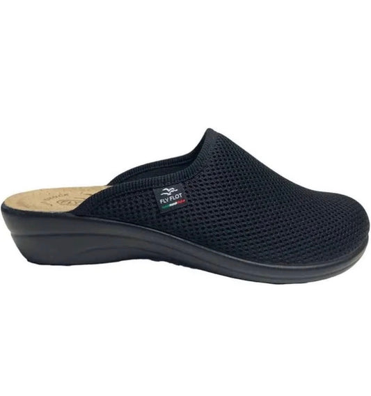 FlyFlot T5 368 FE, Ciabatte Donna Trasforate - Nero