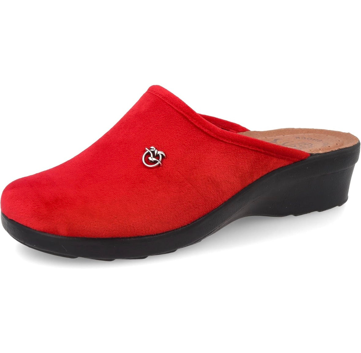 FlyFlot L7 X67 PE, Pantofole Donna Con Rialzo - Rosso, Blu, Rovere
