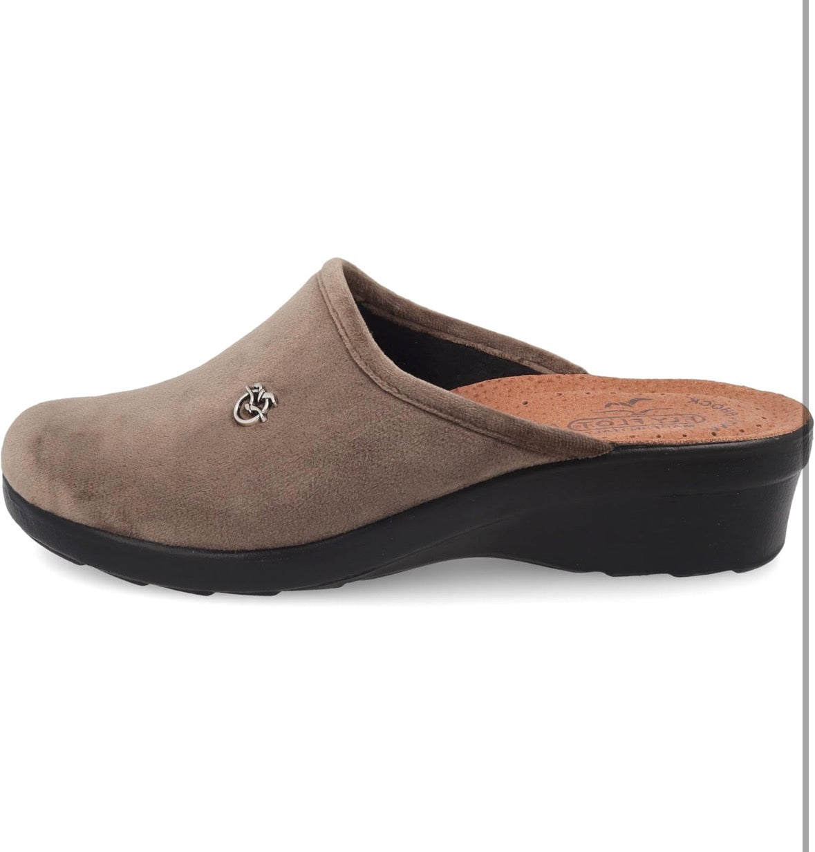 FlyFlot L7 X67 PE, Pantofole Donna Con Rialzo - Rosso, Blu, Rovere