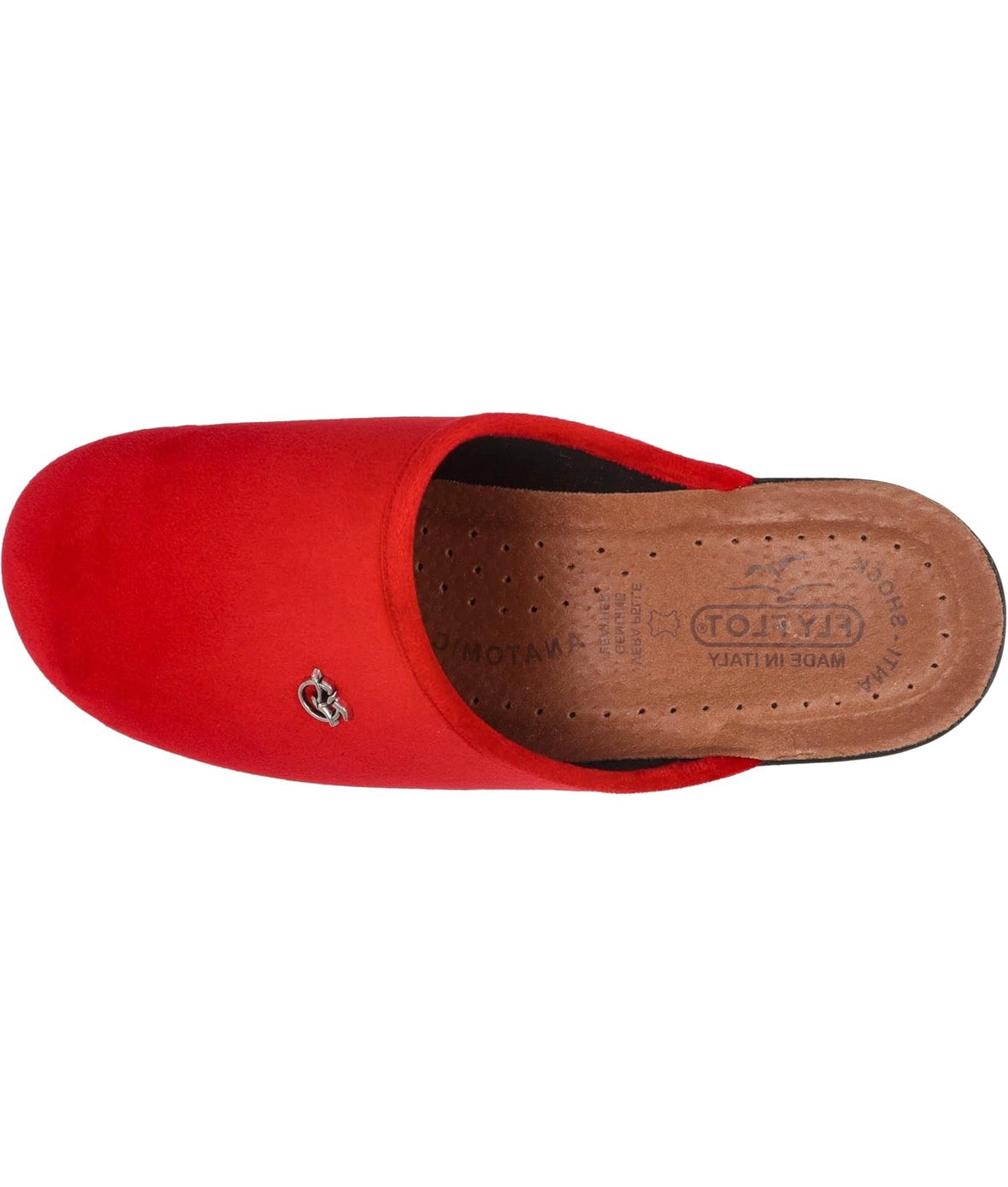 FlyFlot L7 X67 PE, Pantofole Donna Con Rialzo - Rosso, Blu, Rovere