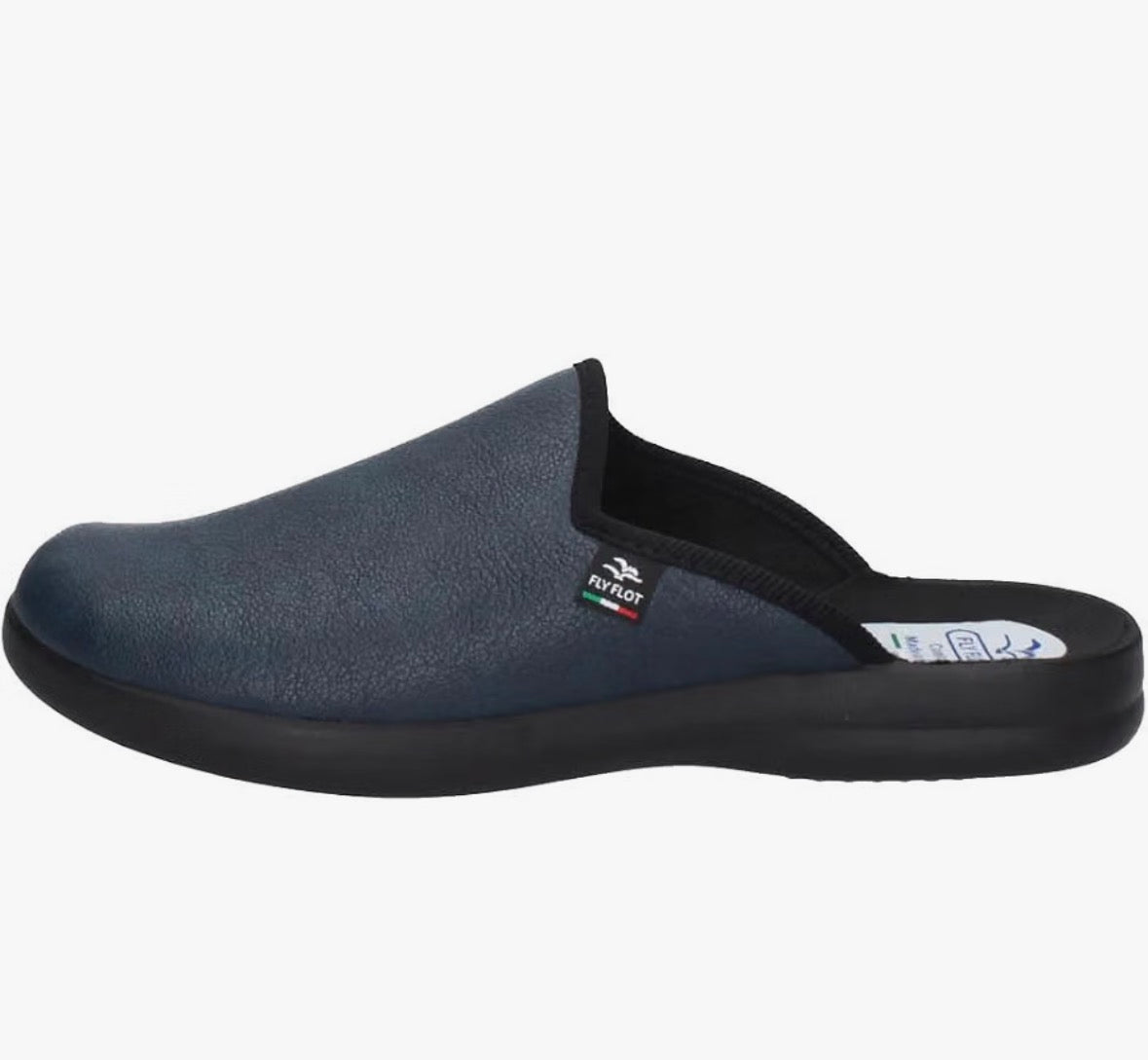 Pantofole Uomo FlyFlot P7 502 2D Blu Effetto Coste - vista 1