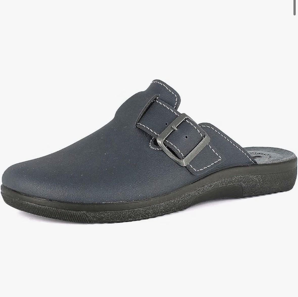 Pantofole Uomo Inblu DG19 Testa di Moro e Blu con Fibbia - vista 2