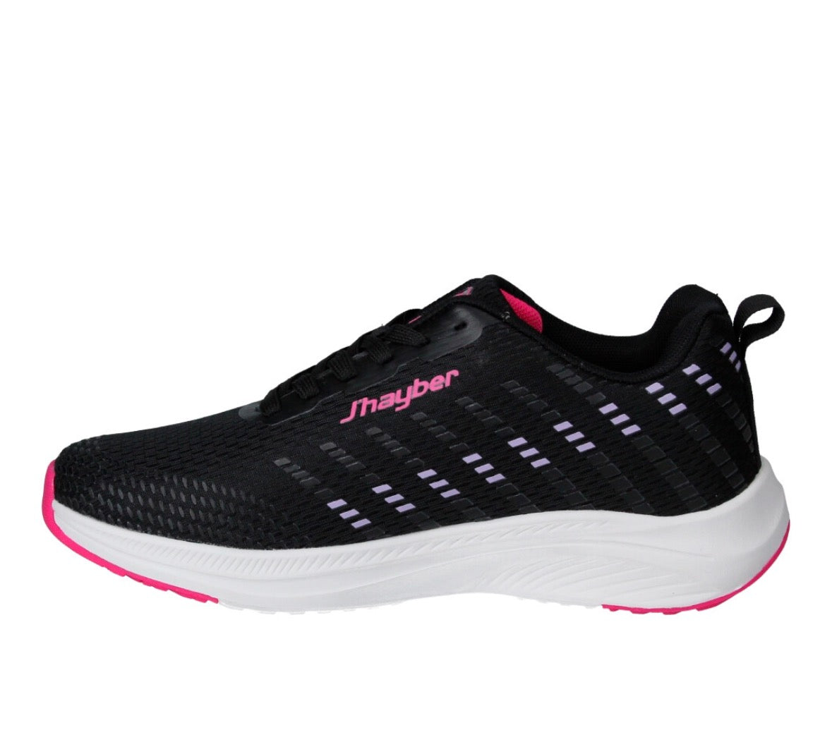 J’hayber Relyon 100, Scarpe da Running Donna - Nero/Fucsia
