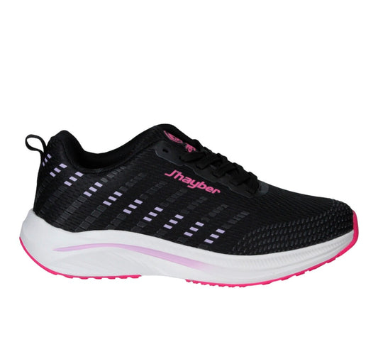 J’hayber Relyon 100, Scarpe da Running Donna - Nero/Fucsia