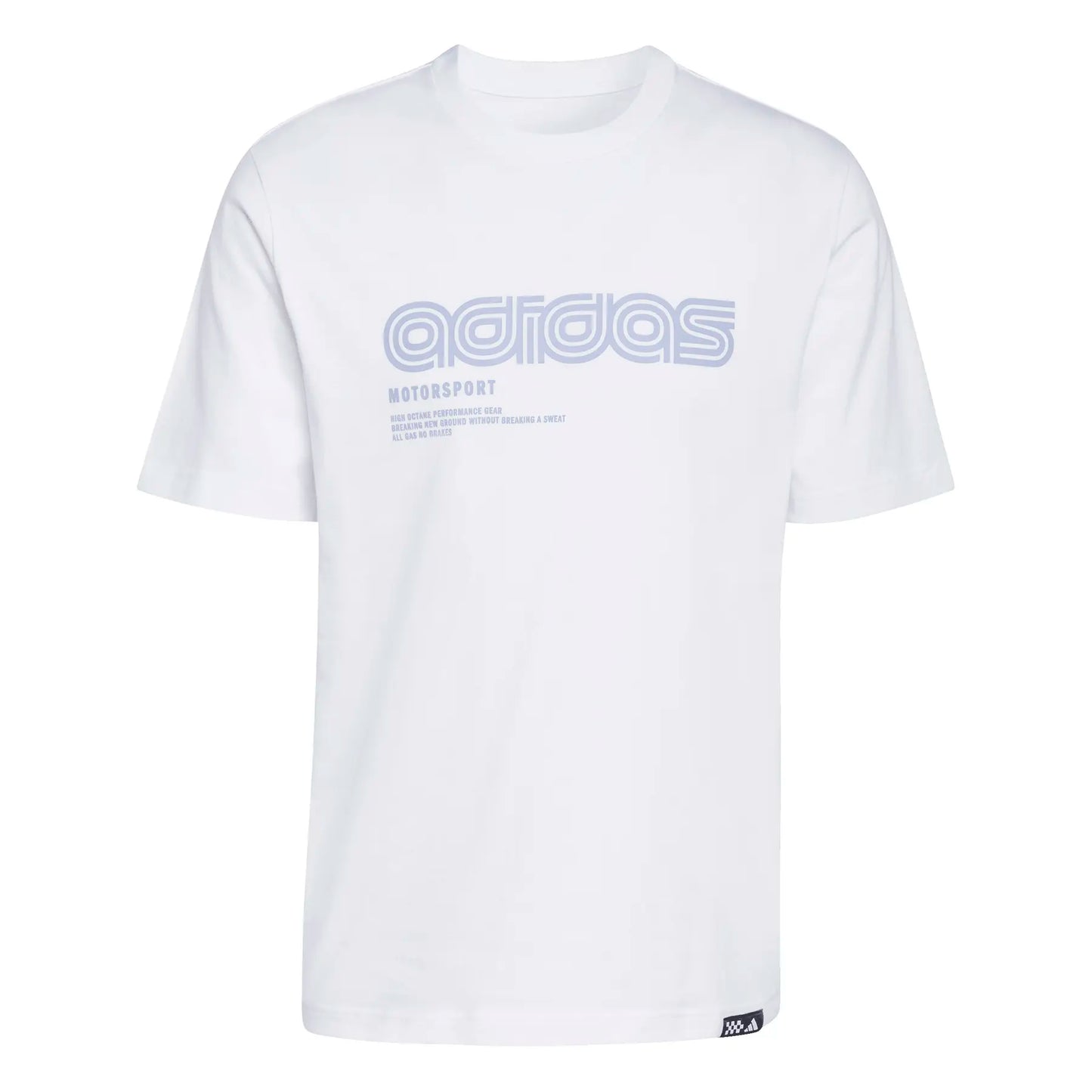 Adidas MotorSport Linear Graphic, T-Shirt Uomo - Nero, Bianco